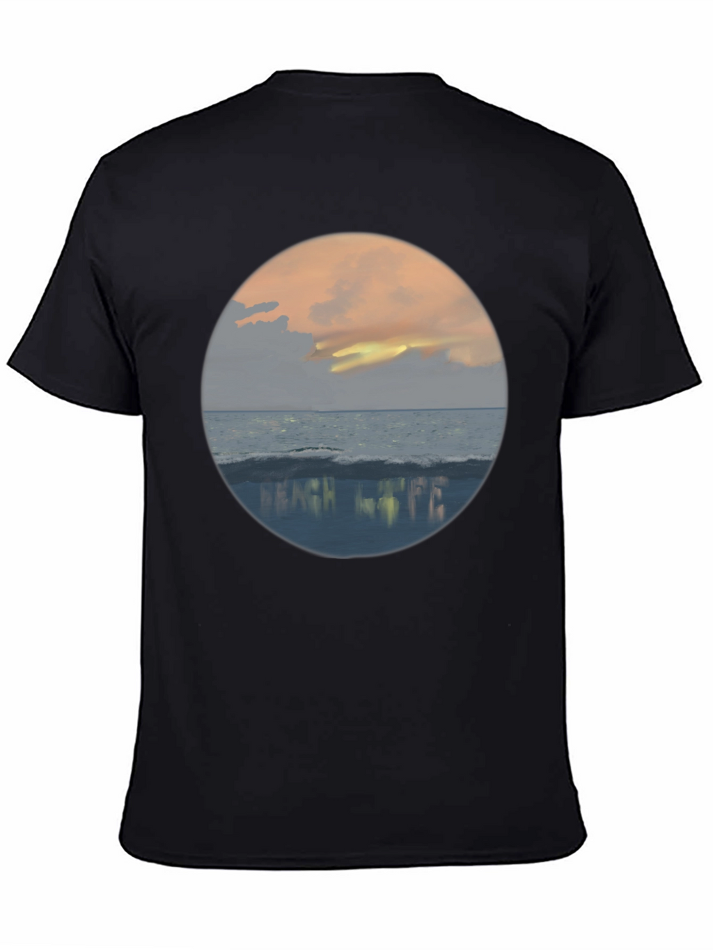 Beach Life Sunset Graphic Tee