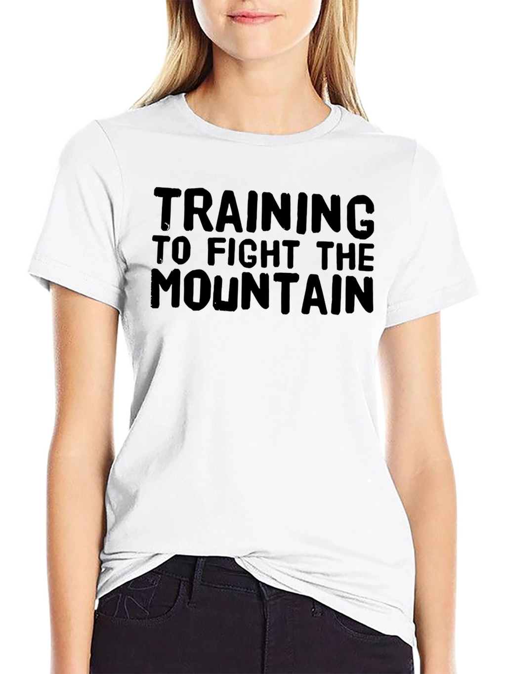 Training to Fight the Mountain Graphic T-Shirt