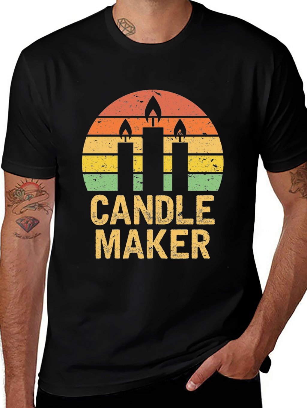 Candle Maker Retro T-Shirt