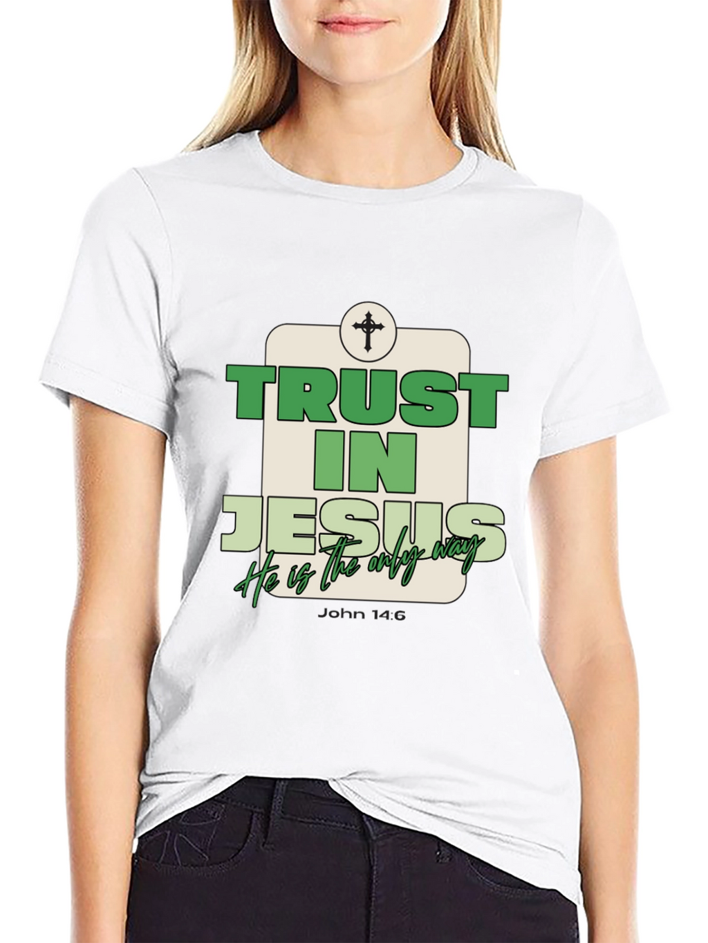 Trust In Jesus T-Shirt - Christian Faith Tee
