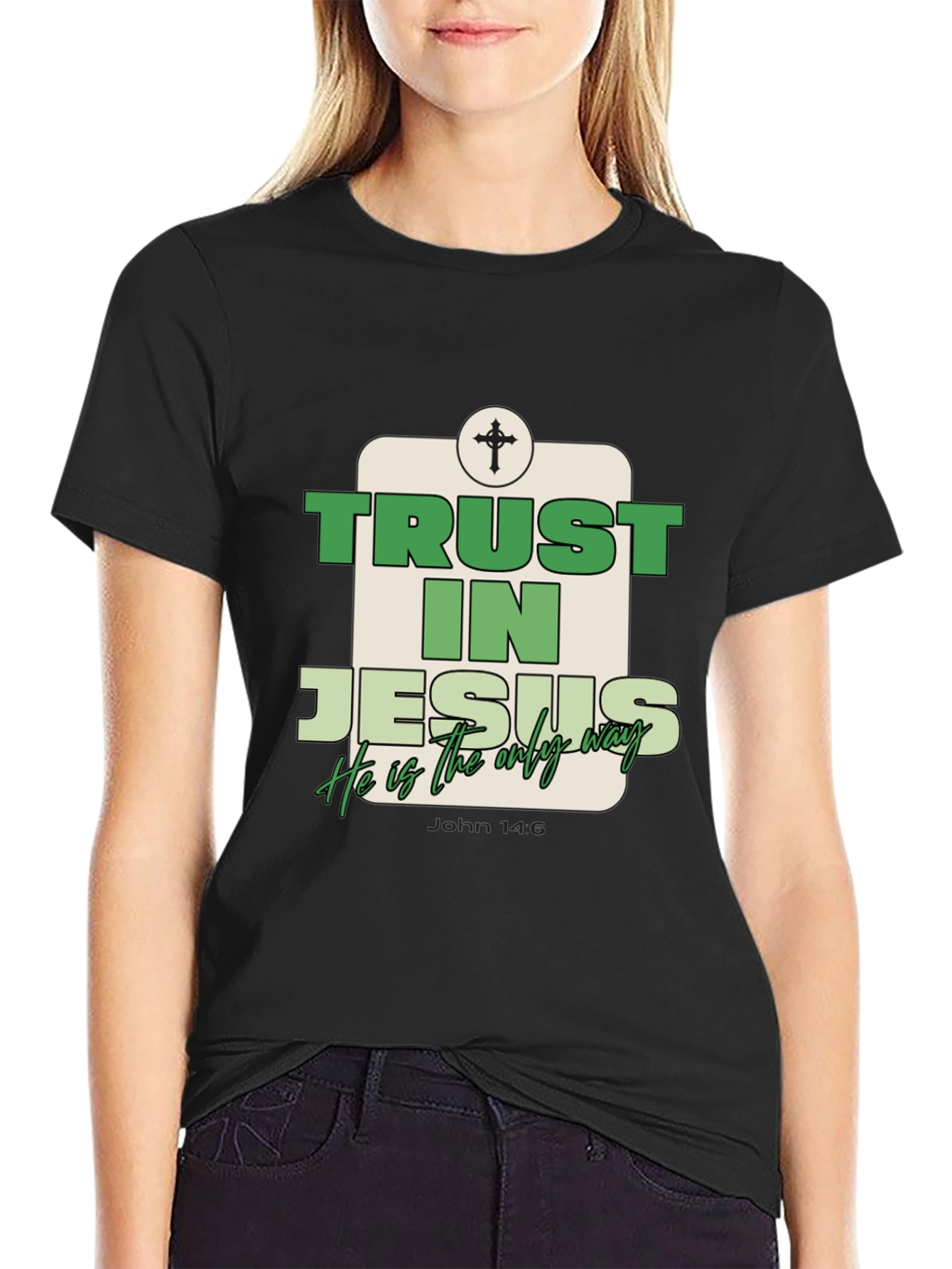 Trust In Jesus T-Shirt - Christian Faith Tee