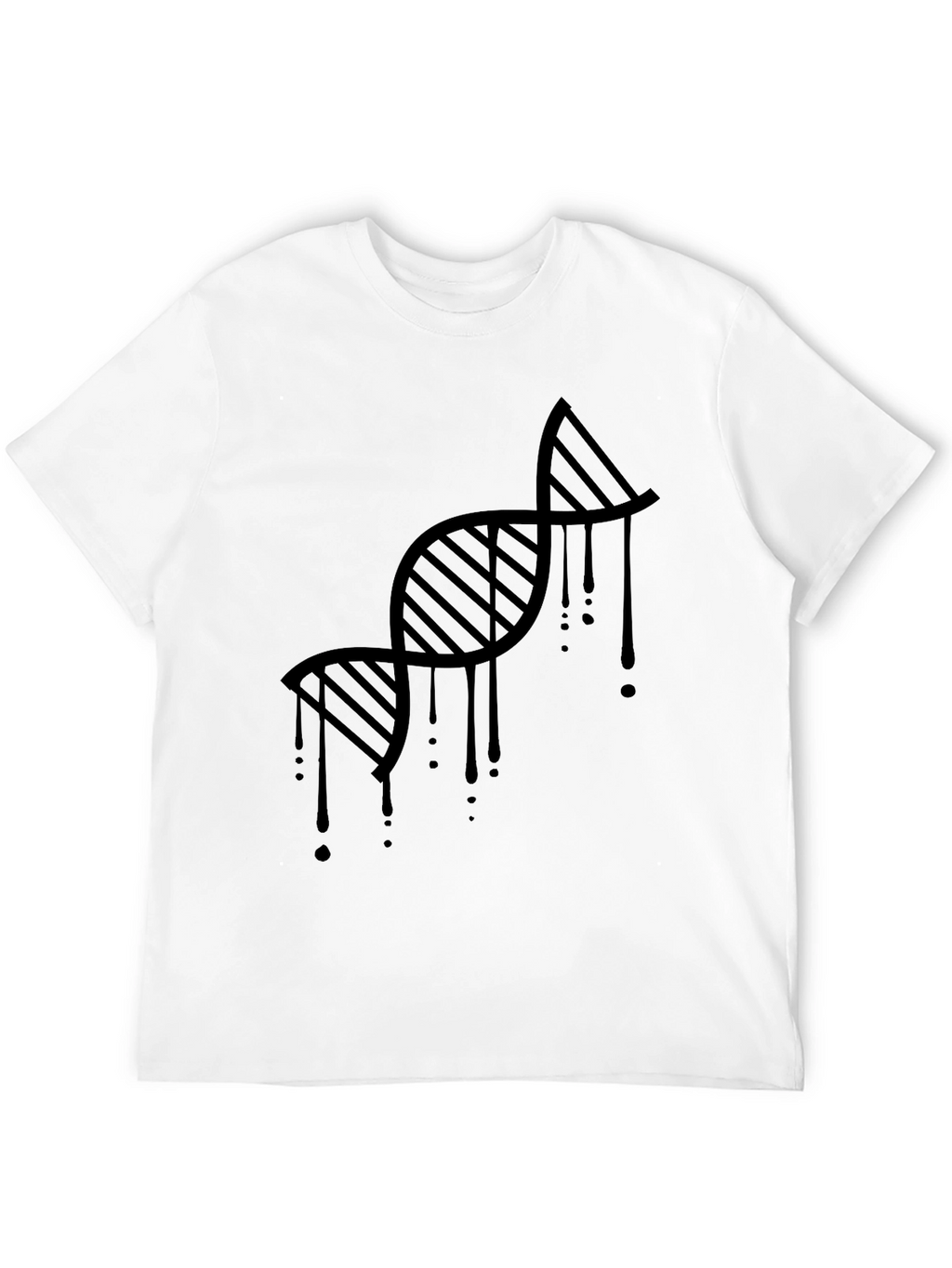 DNA Drip Black Graphic Tee