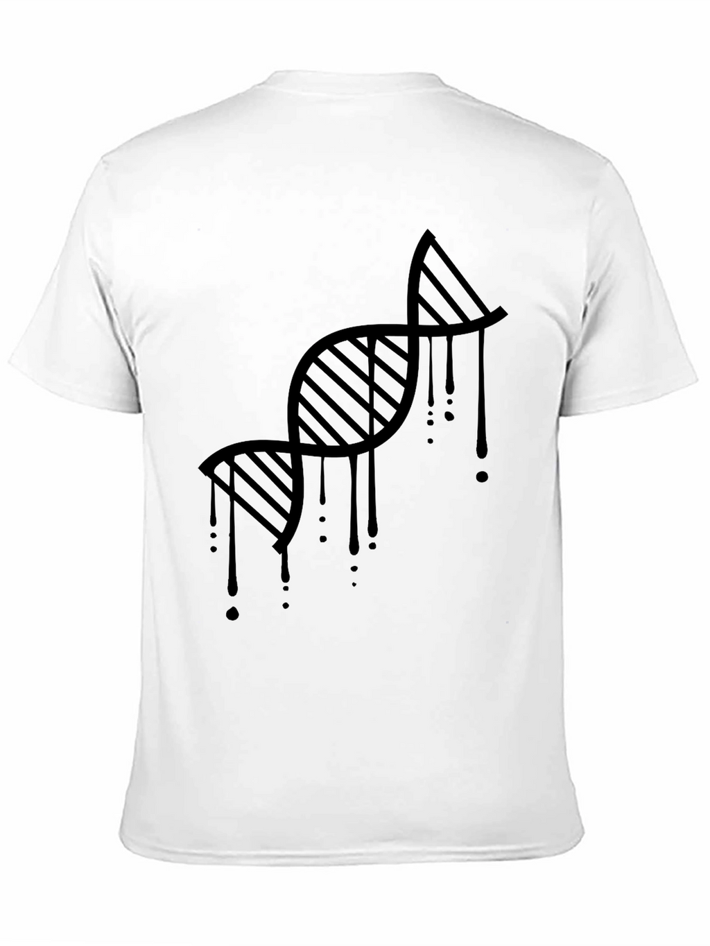 DNA Drip Black Graphic Tee