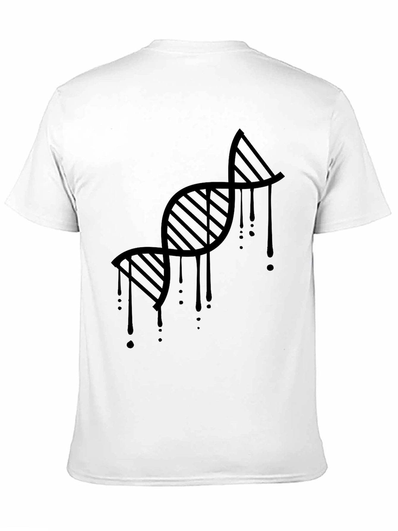 DNA Drip Black Graphic Tee