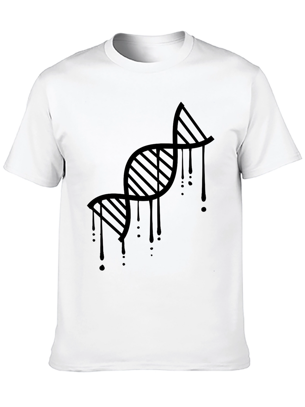 DNA Drip Black Graphic Tee