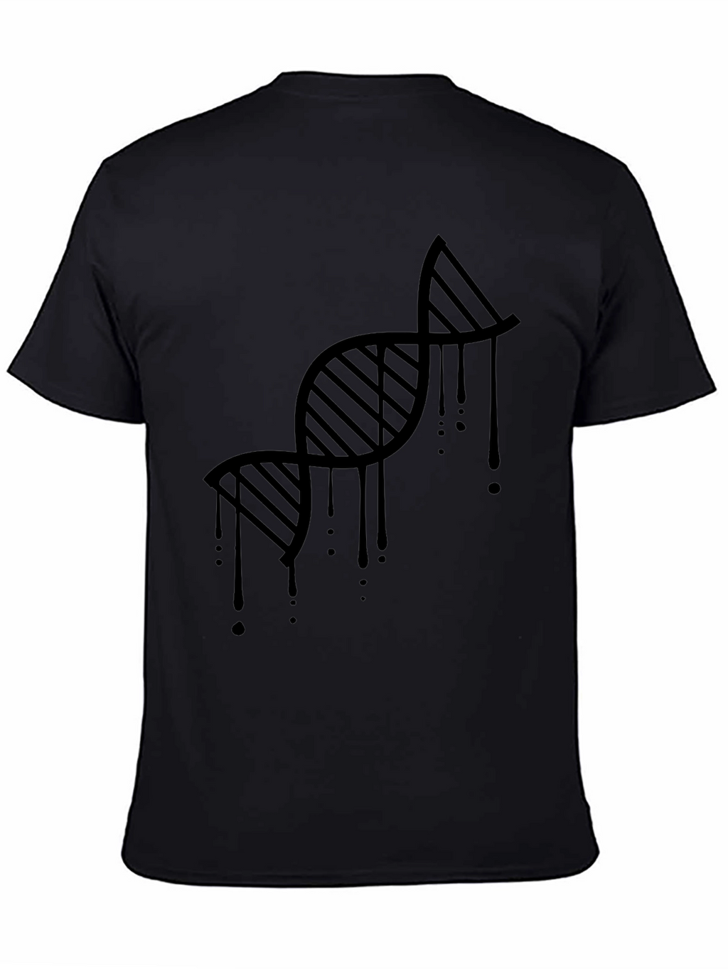 DNA Drip Black Graphic Tee