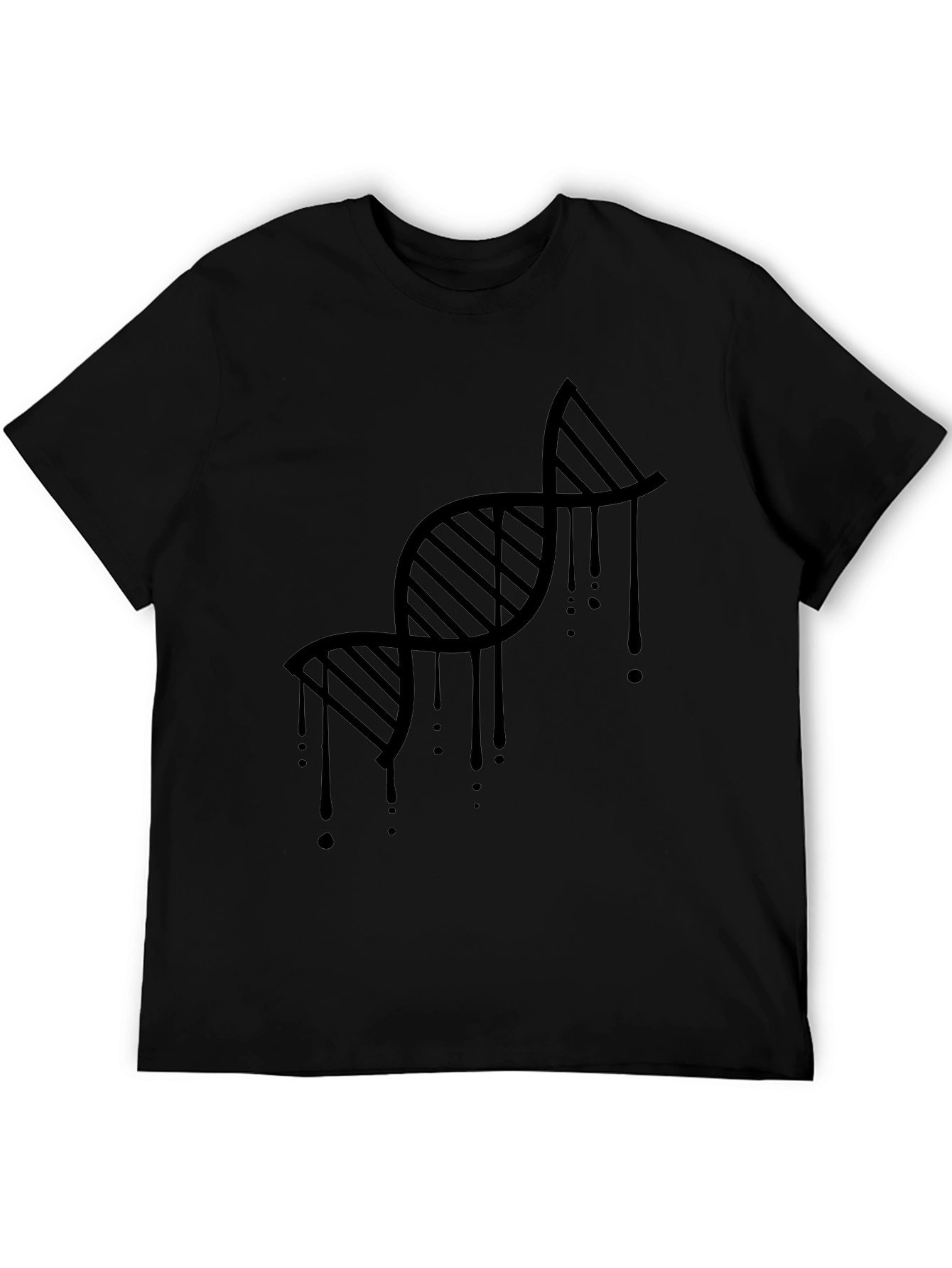 DNA Drip Black Graphic Tee