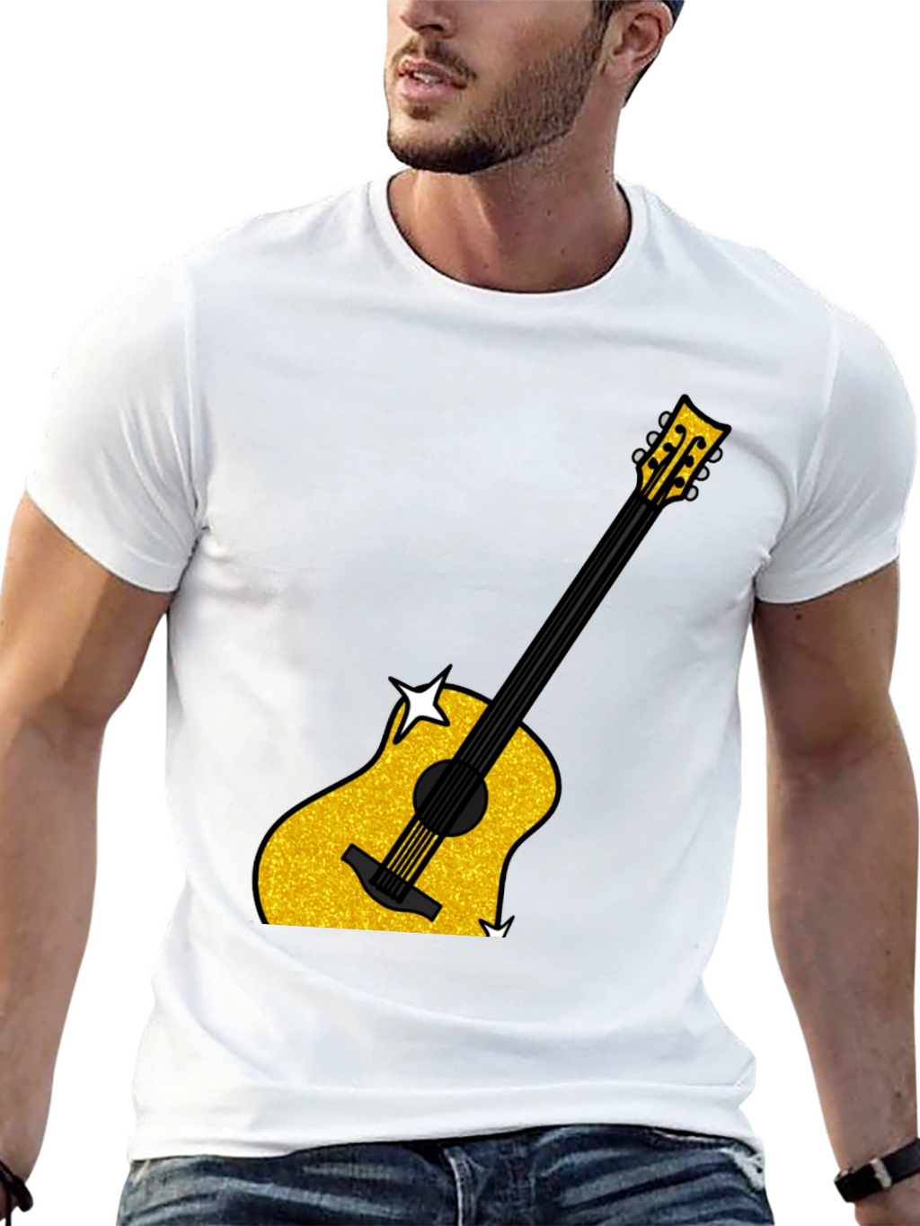 Guitar Graphic Tee - Rocker Style