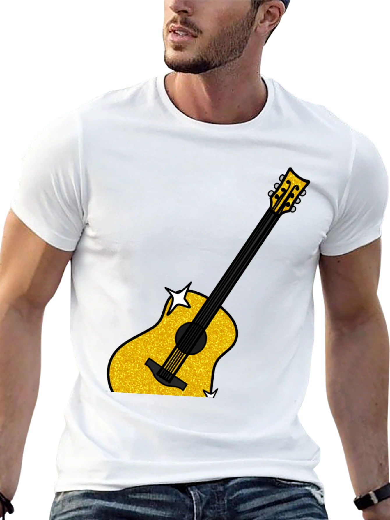Guitar Graphic Tee - Rocker Style