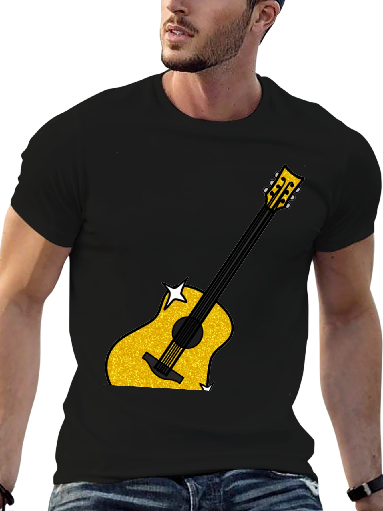 Guitar Graphic Tee - Rocker Style