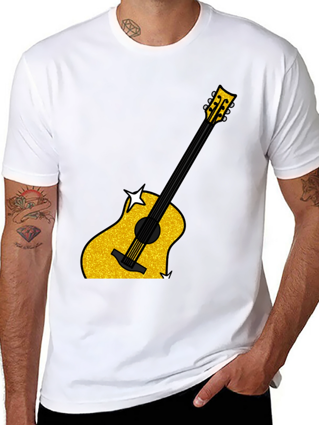 Guitar Graphic Tee - Rocker Style