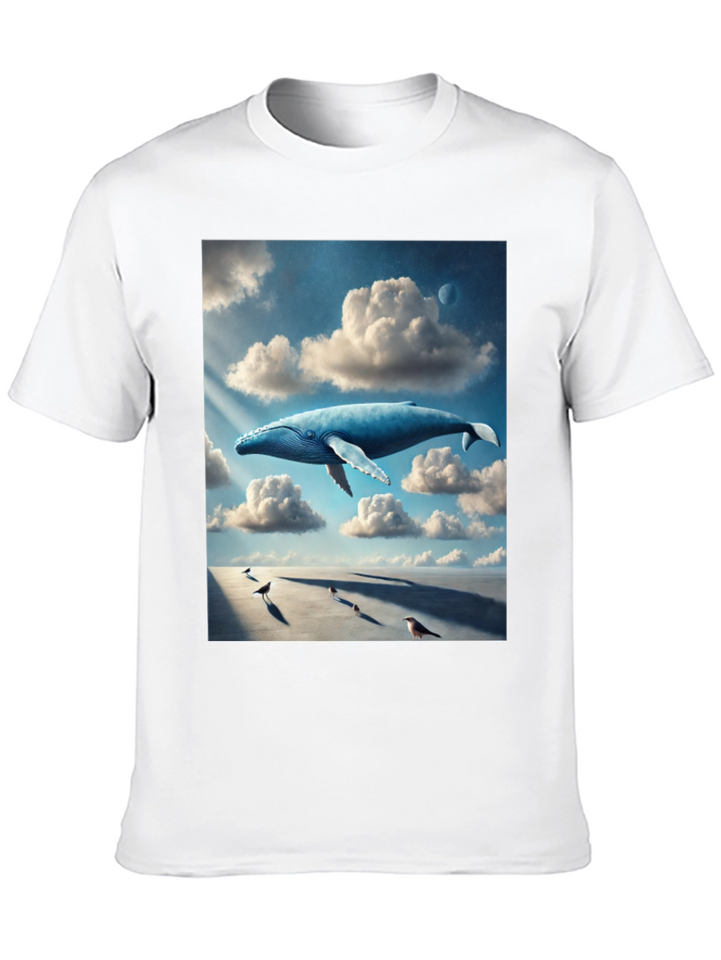 Whimsical Whale Dreamscape Graphic Tee