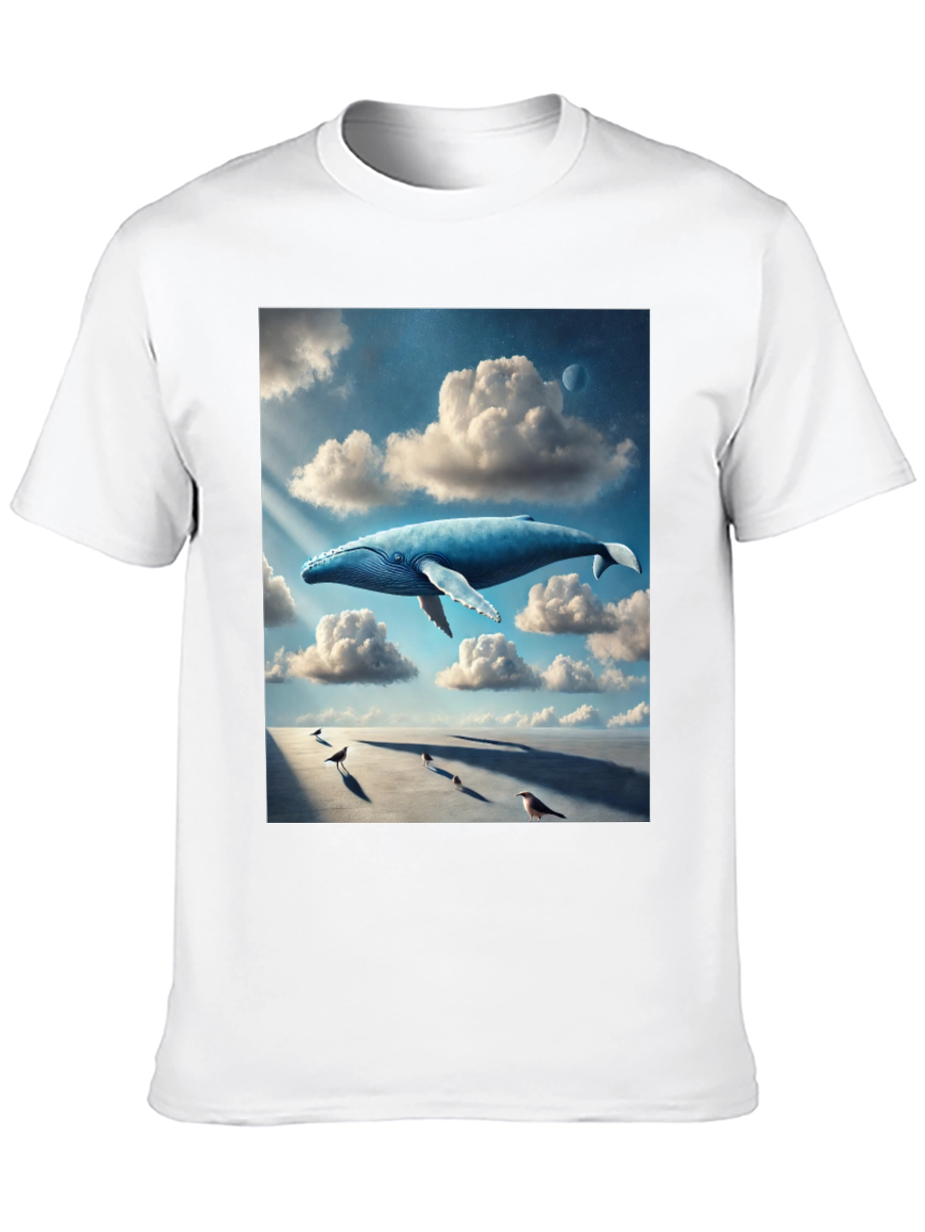Whimsical Whale Dreamscape Graphic Tee