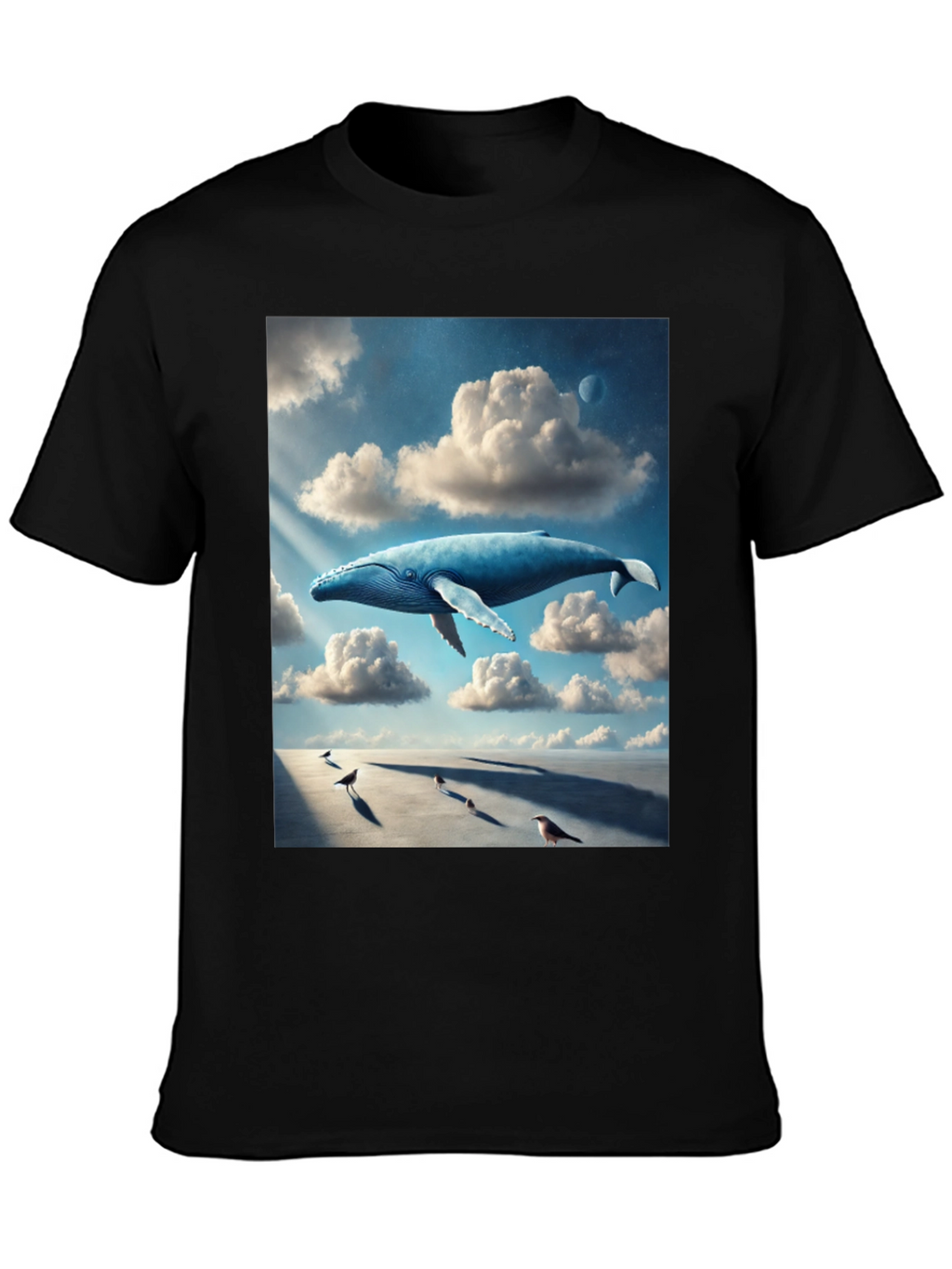 Whimsical Whale Dreamscape Graphic Tee
