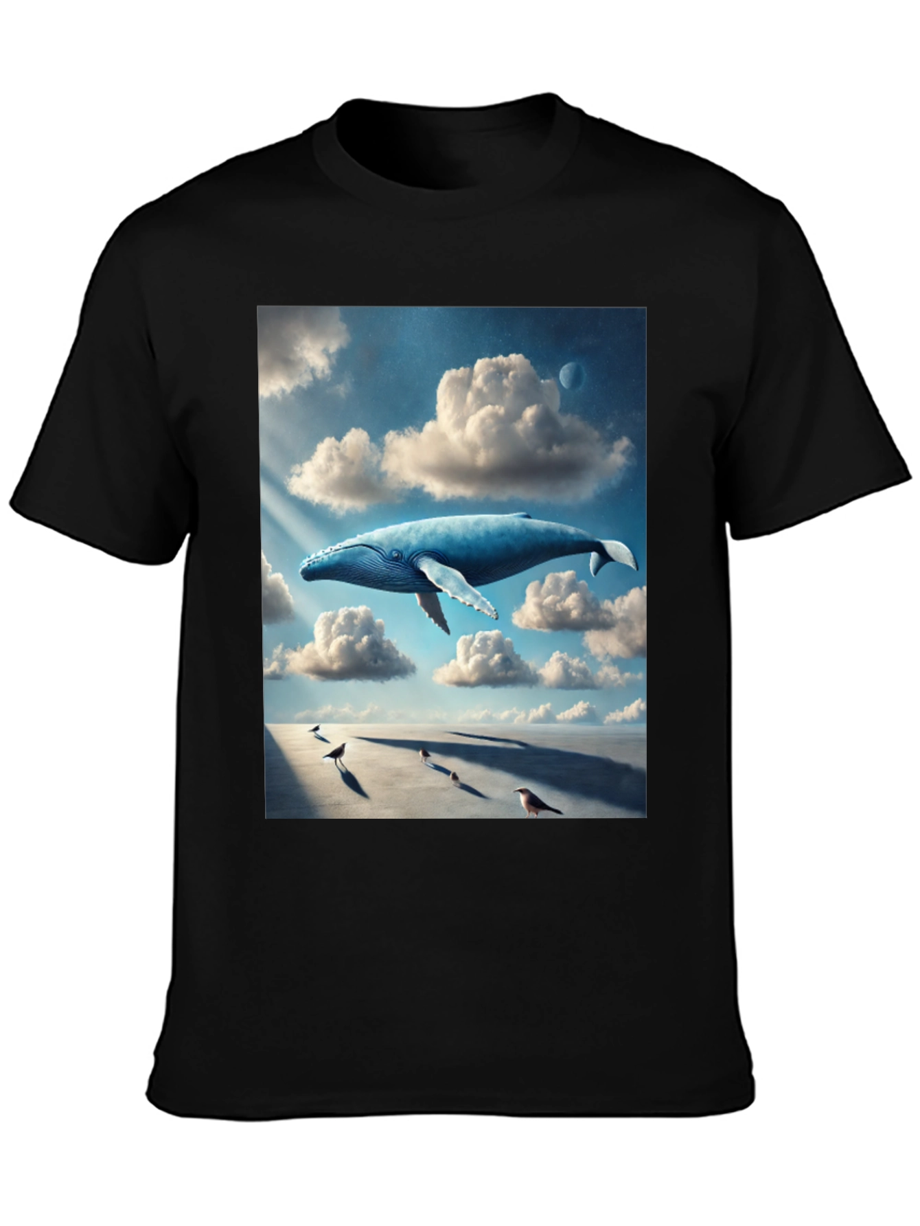 Whimsical Whale Dreamscape Graphic Tee