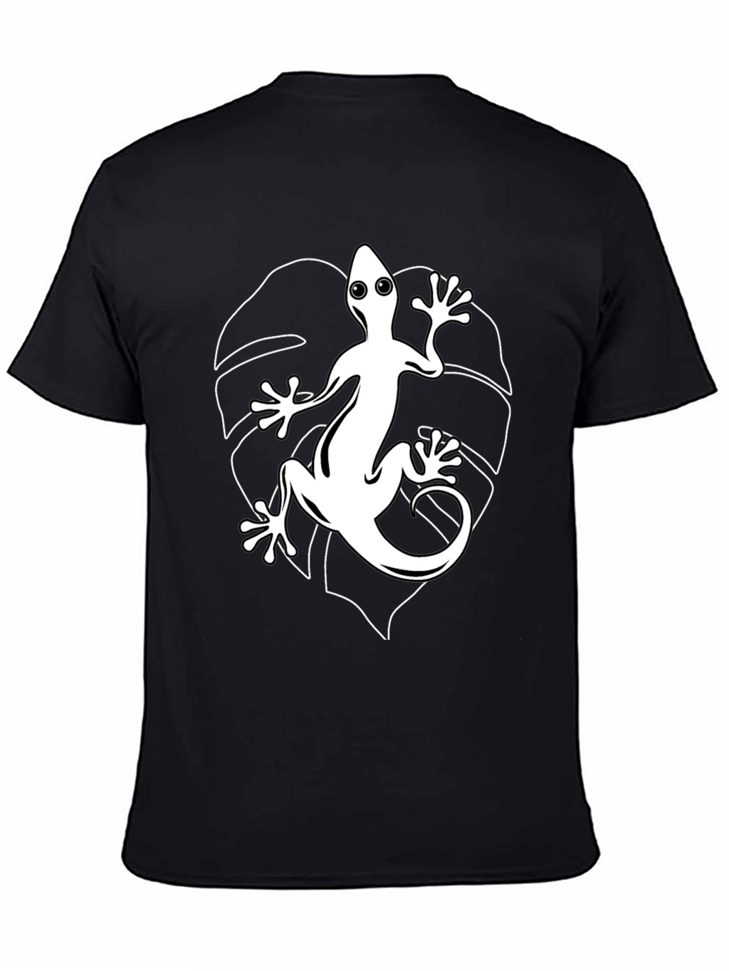Lizard Graphic T-Shirt - Stylish Black Tee