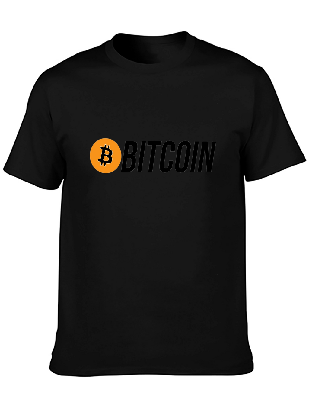 Bitcoin Logo Black T-Shirt