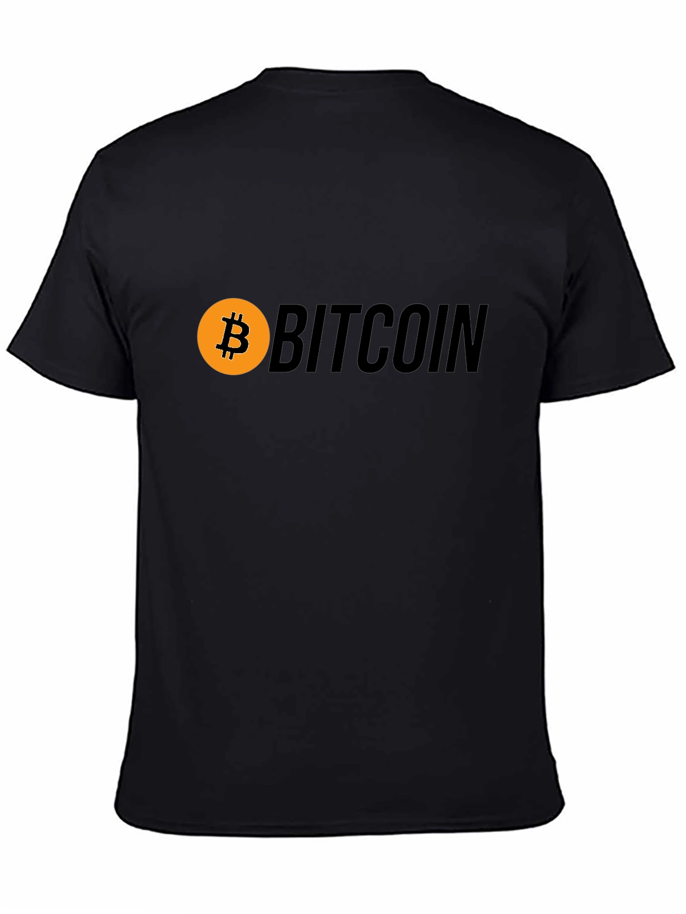 Bitcoin Logo Black T-Shirt