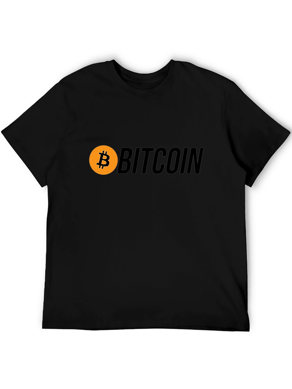 Bitcoin Logo Black T-Shirt