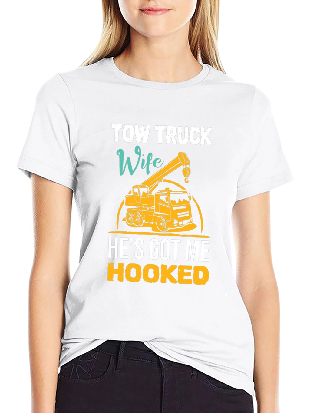 Tow Truck Wife Graphic Tee - Hooked Design