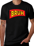 Bruh Graphic Tee - Cool Comic Style T-Shirt