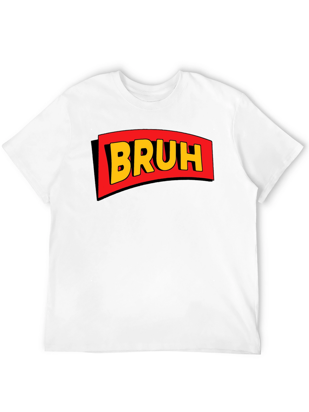 Bruh Graphic Tee - Cool Comic Style T-Shirt