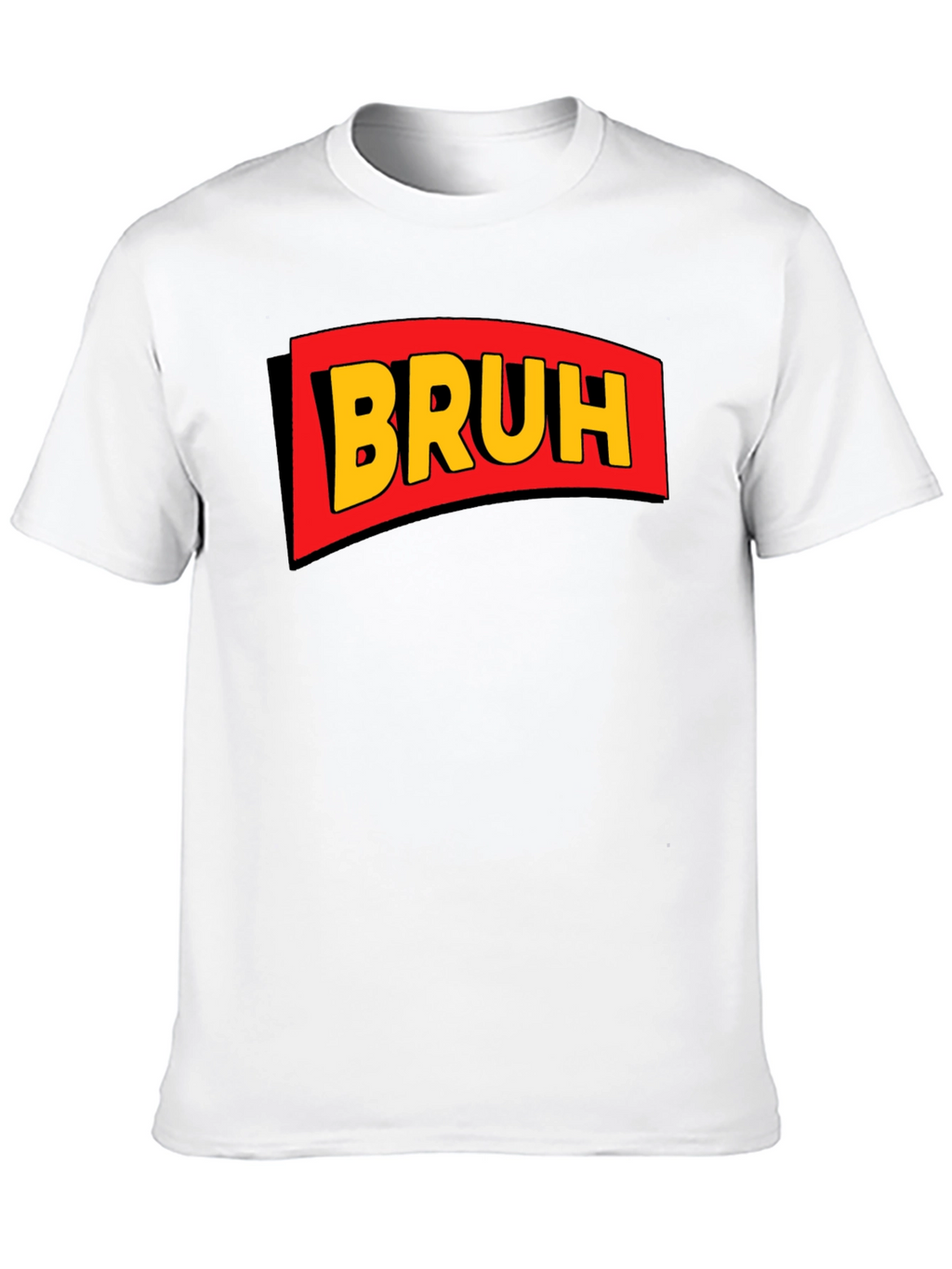 Bruh Graphic Tee - Cool Comic Style T-Shirt