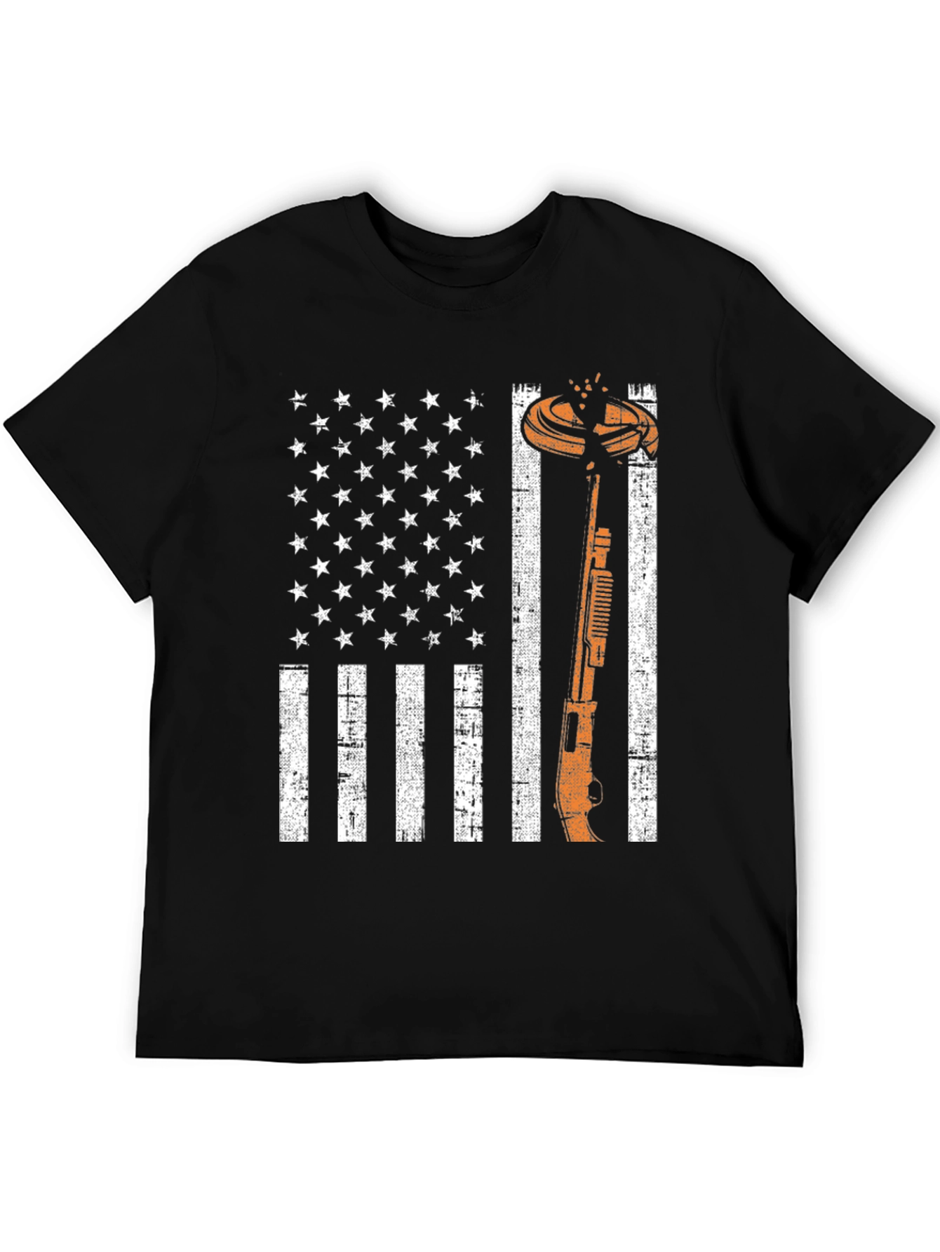 American Flag Clay Shooting T-Shirt