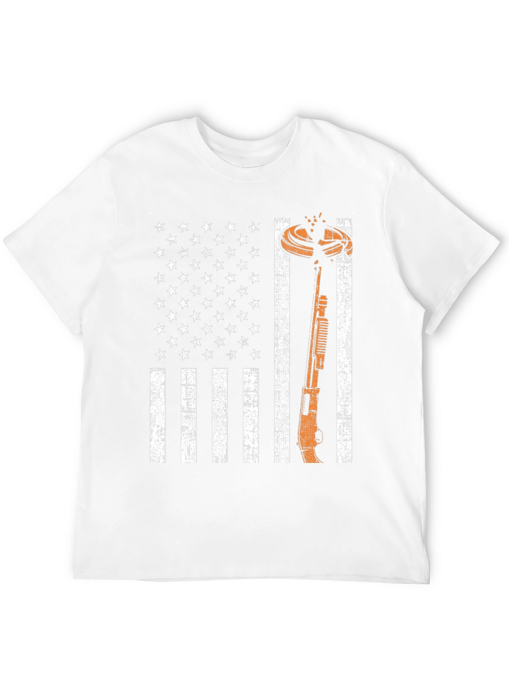 American Flag Clay Shooting T-Shirt