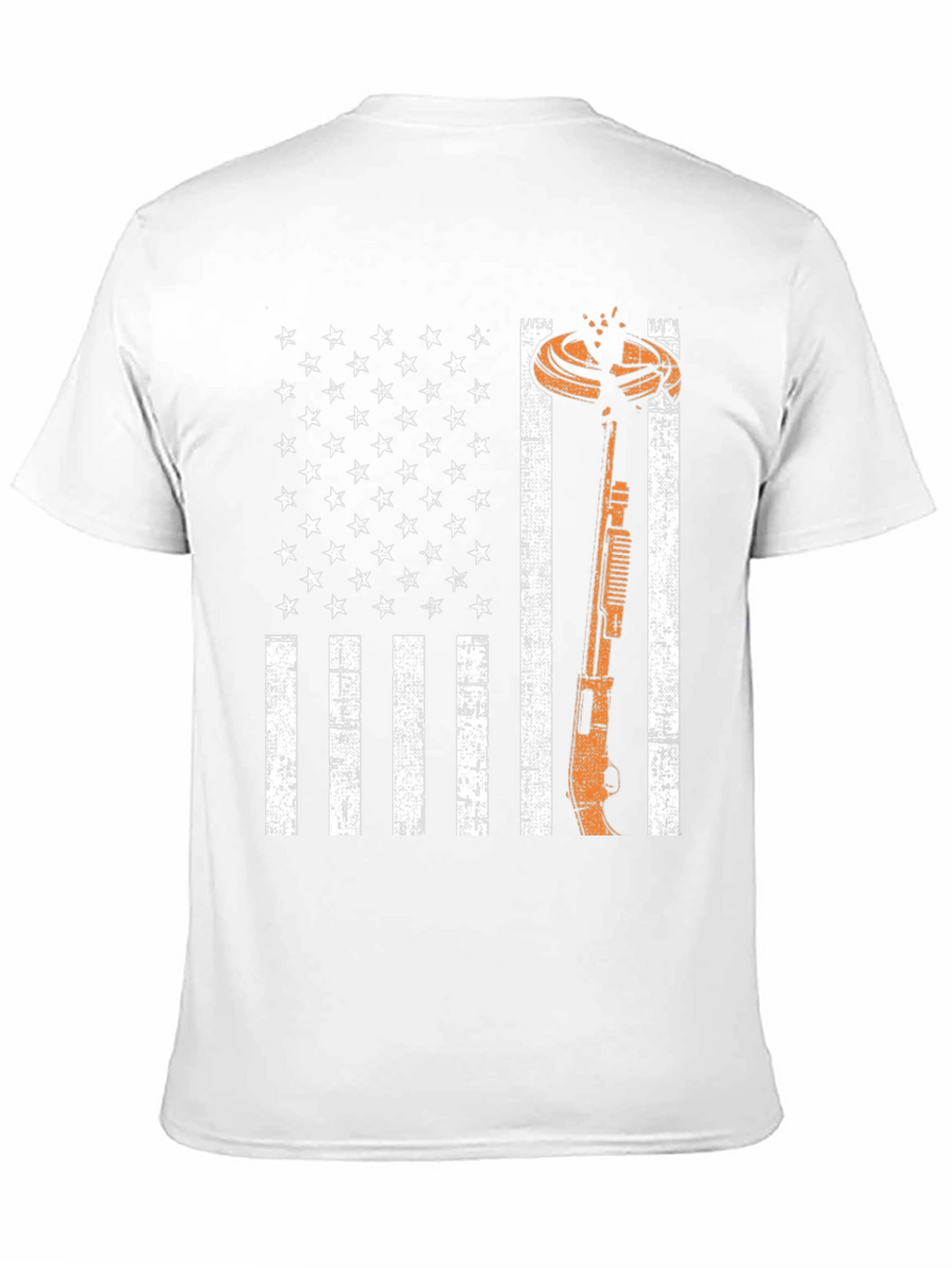 American Flag Clay Shooting T-Shirt