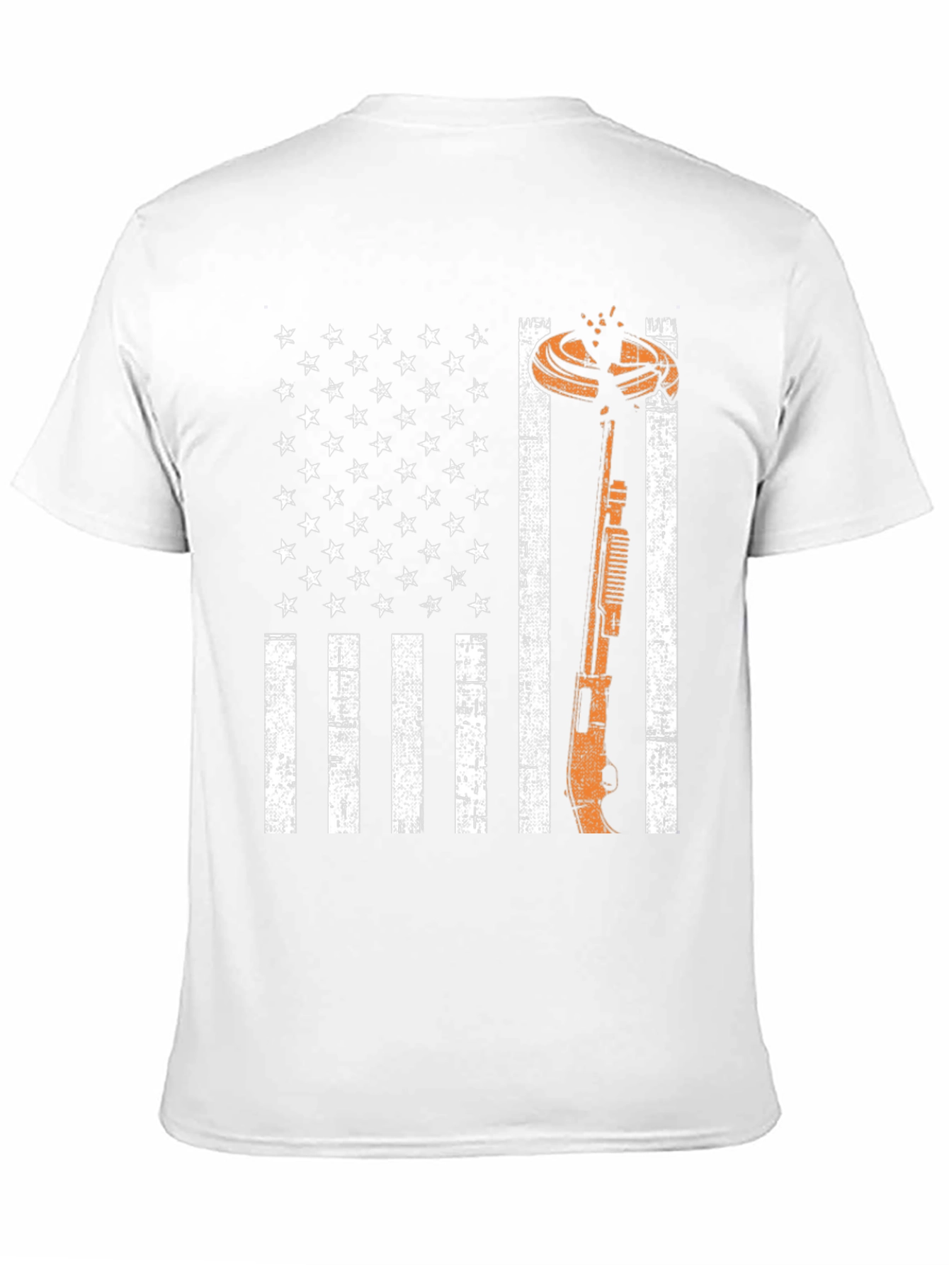 American Flag Clay Shooting T-Shirt