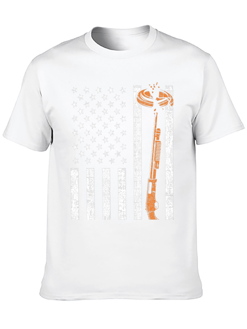 American Flag Clay Shooting T-Shirt