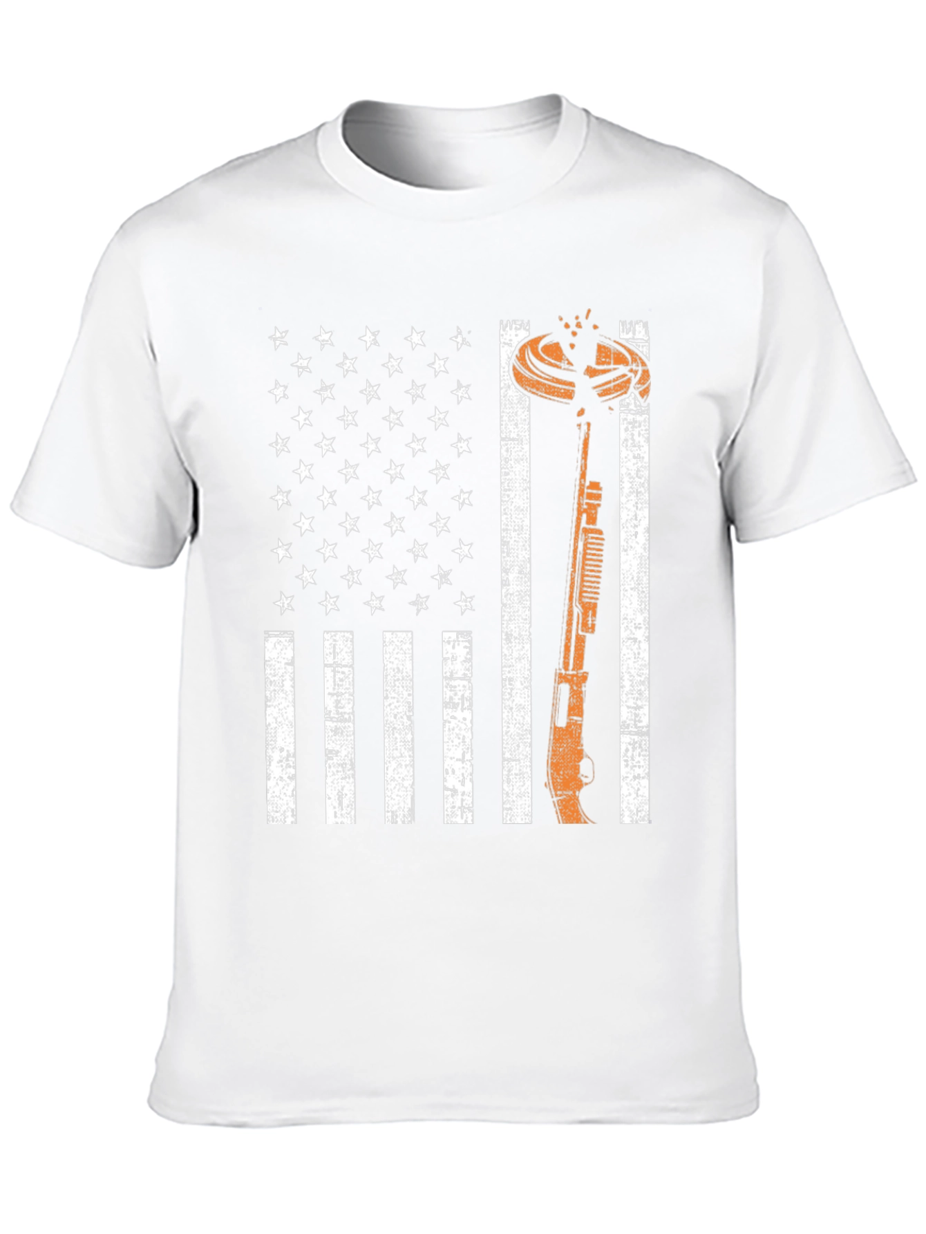 American Flag Clay Shooting T-Shirt