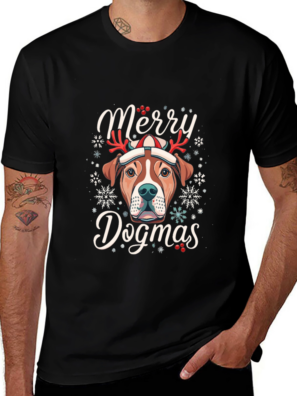 Merry Dogmas Christmas T-Shirt