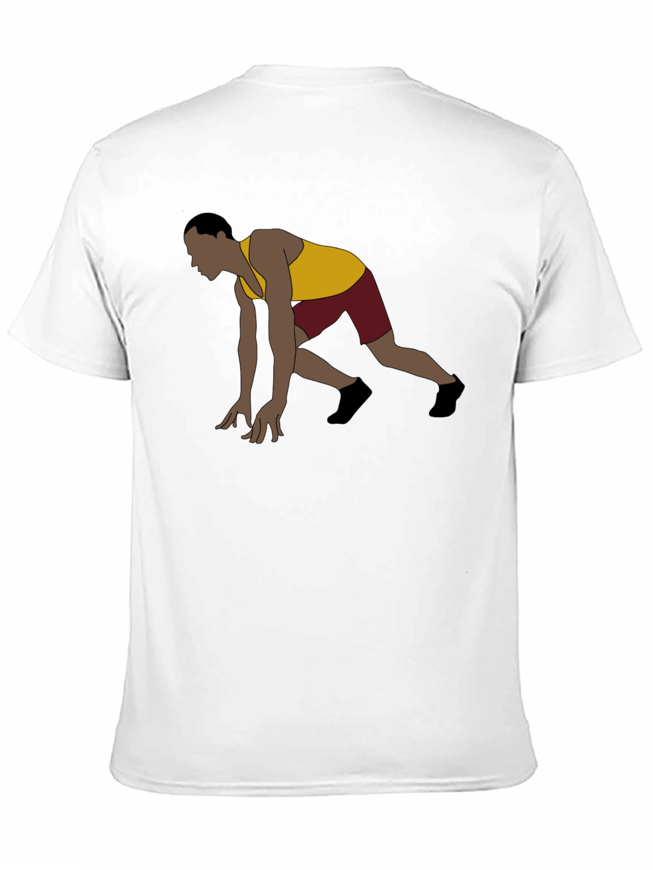 Runner Start Graphic Tee - Black Casual Shirt