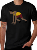 Runner Start Graphic Tee - Black Casual Shirt