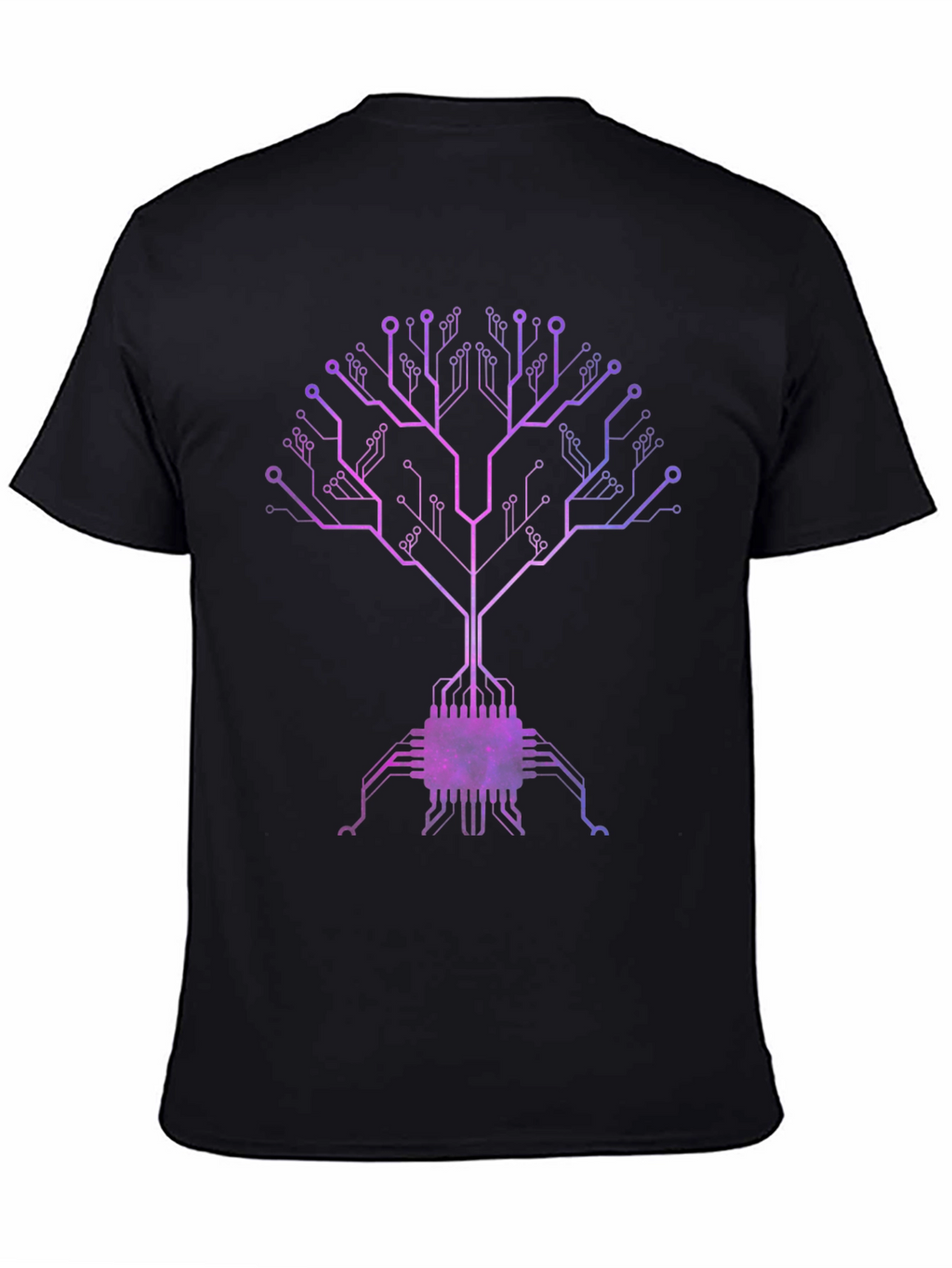 Tech Tree Graphic Tee - Black