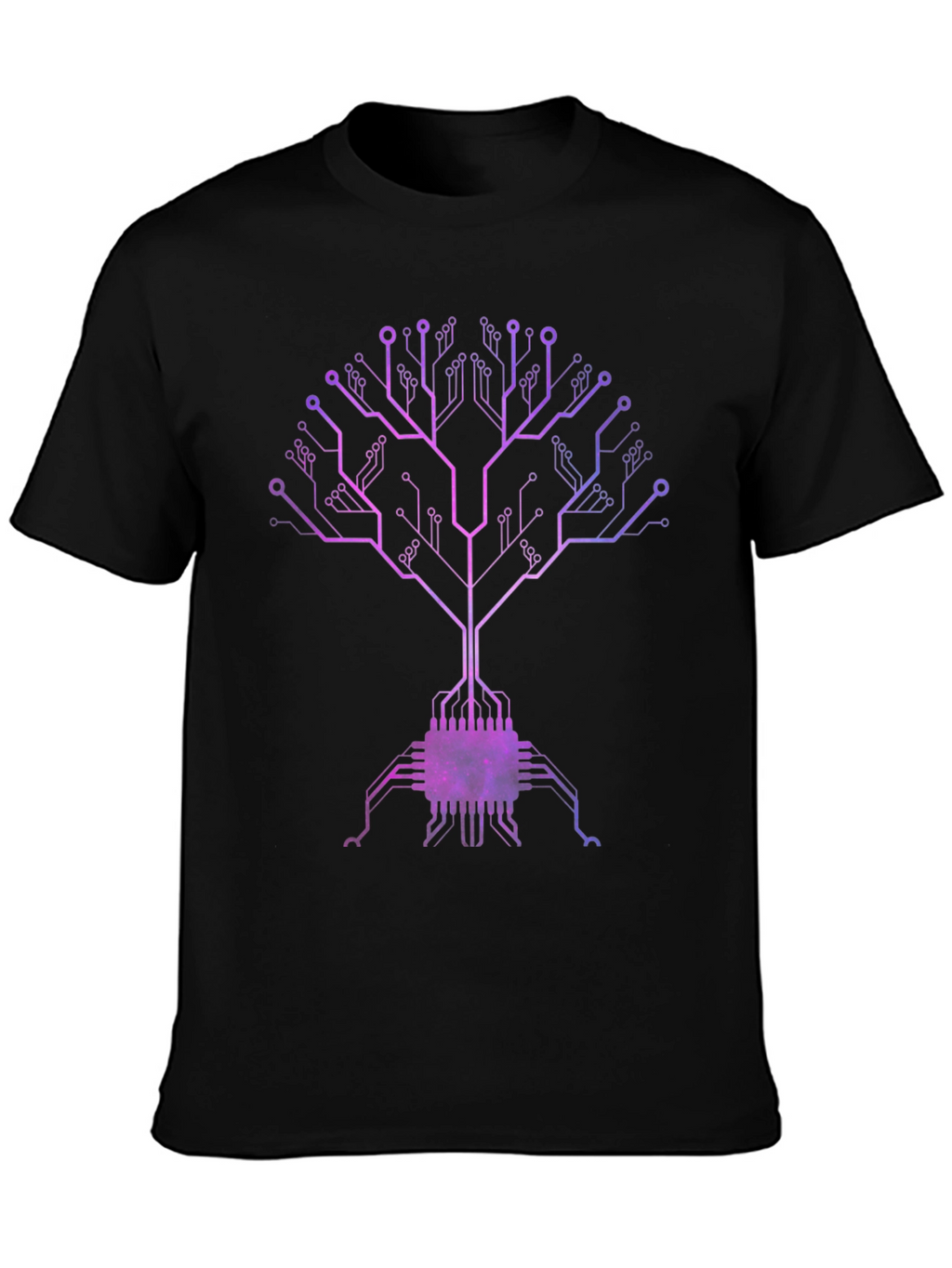 Tech Tree Graphic Tee - Black