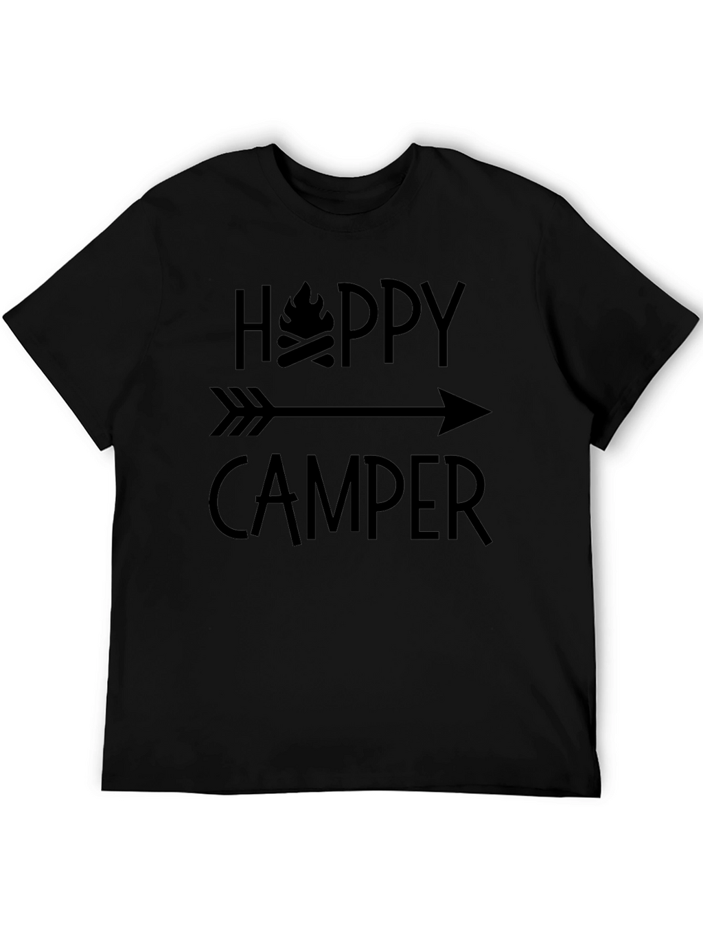 Happy Camper Graphic Tee - Camping Adventure Shirt
