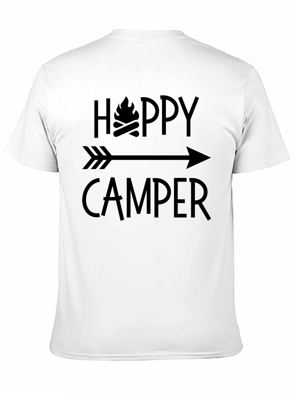 Happy Camper Graphic Tee - Camping Adventure Shirt