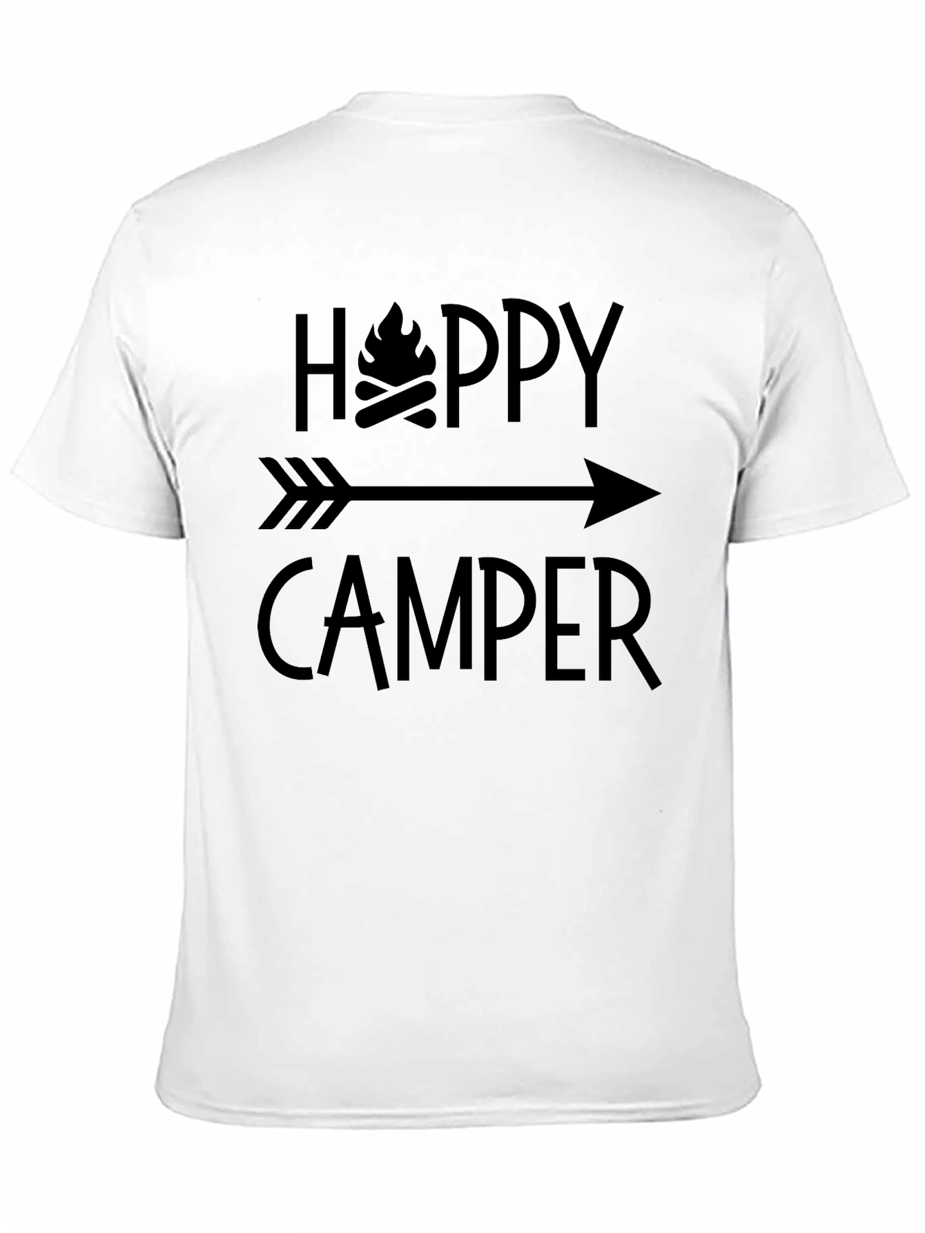 Happy Camper Graphic Tee - Camping Adventure Shirt
