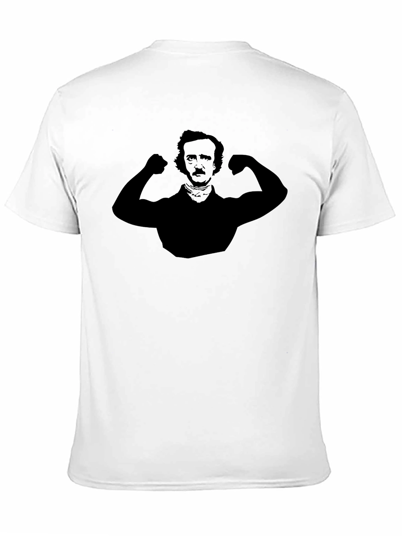 Edgar Allan Poe Flex T-Shirt - Literary Muscle!