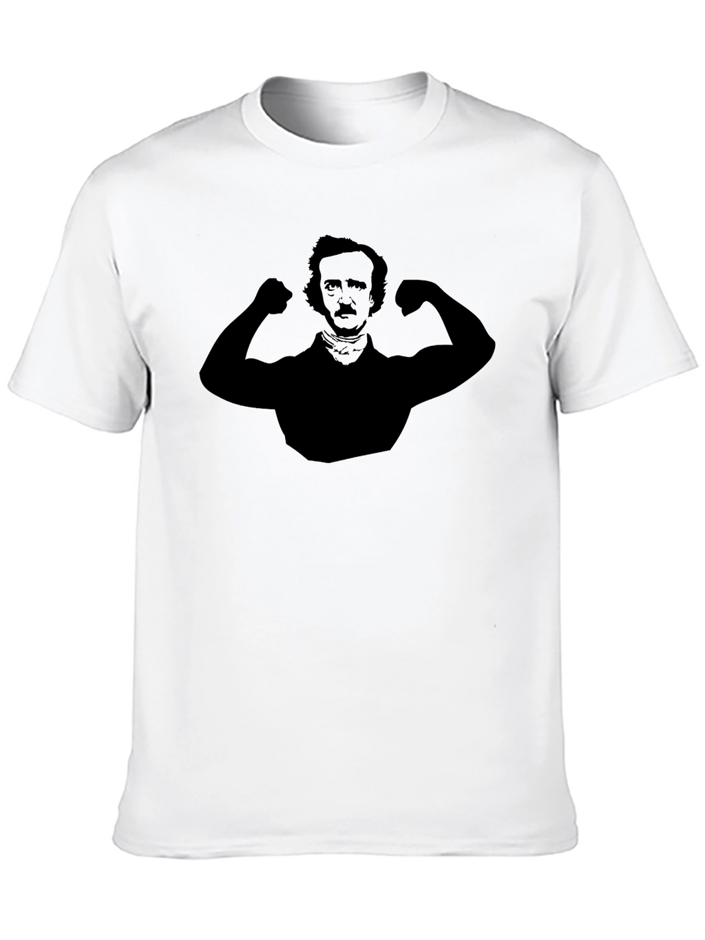Edgar Allan Poe Flex T-Shirt - Literary Muscle!