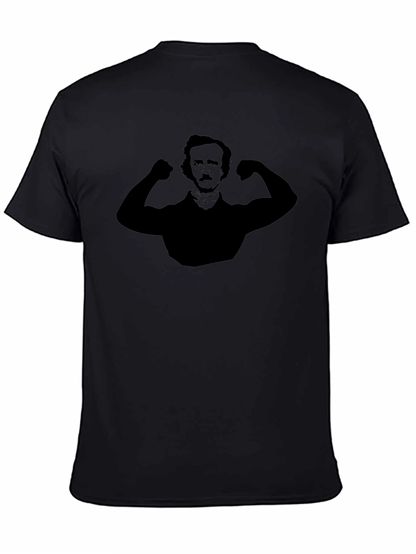 Edgar Allan Poe Flex T-Shirt - Literary Muscle!