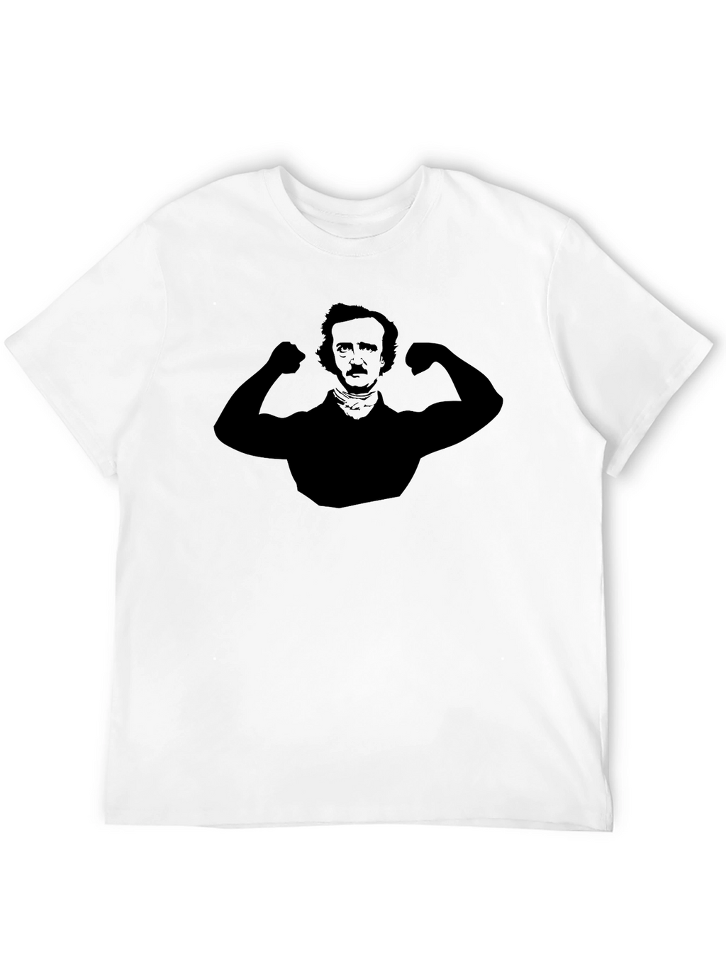 Edgar Allan Poe Flex T-Shirt - Literary Muscle!