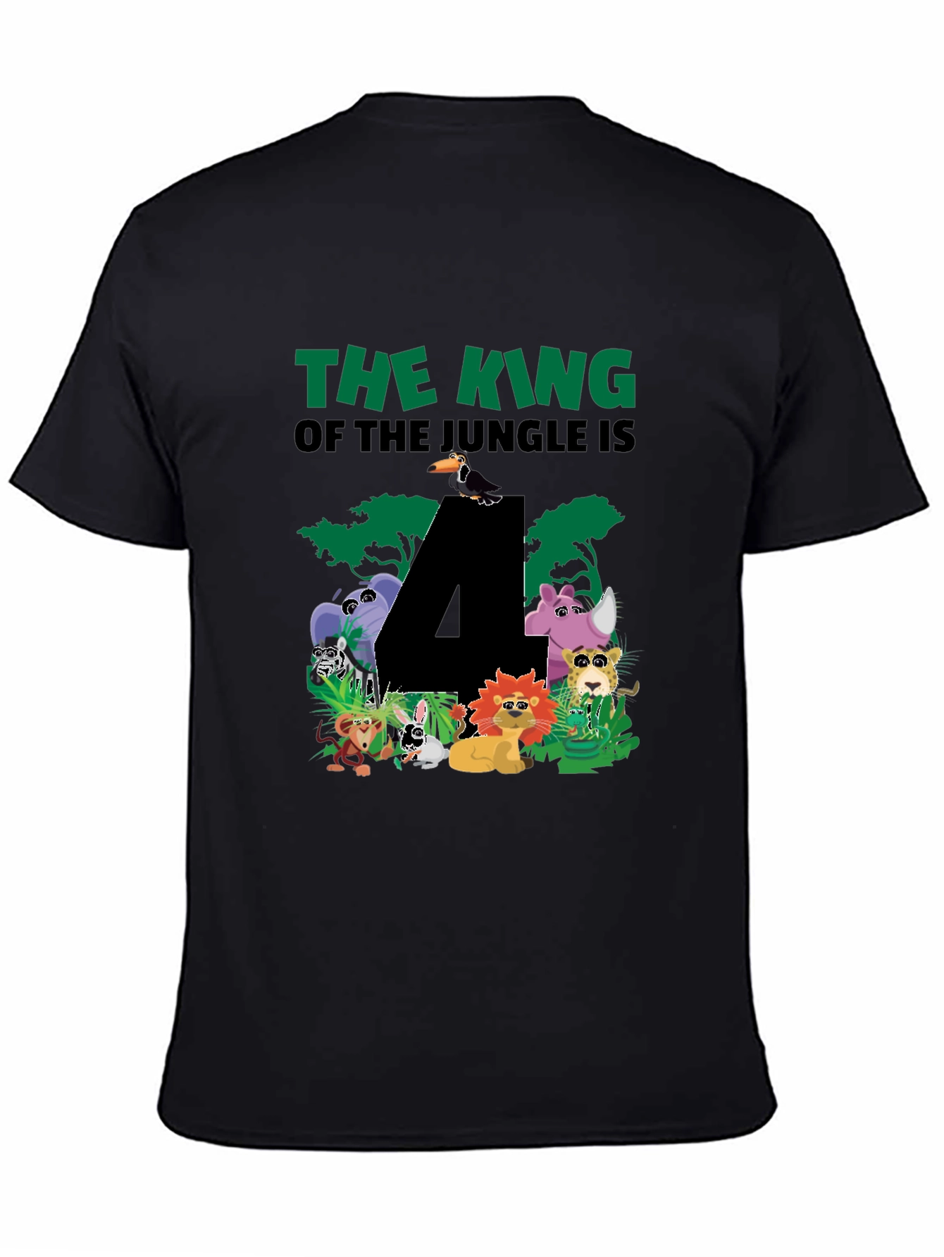 Jungle 4th Birthday T-Shirt