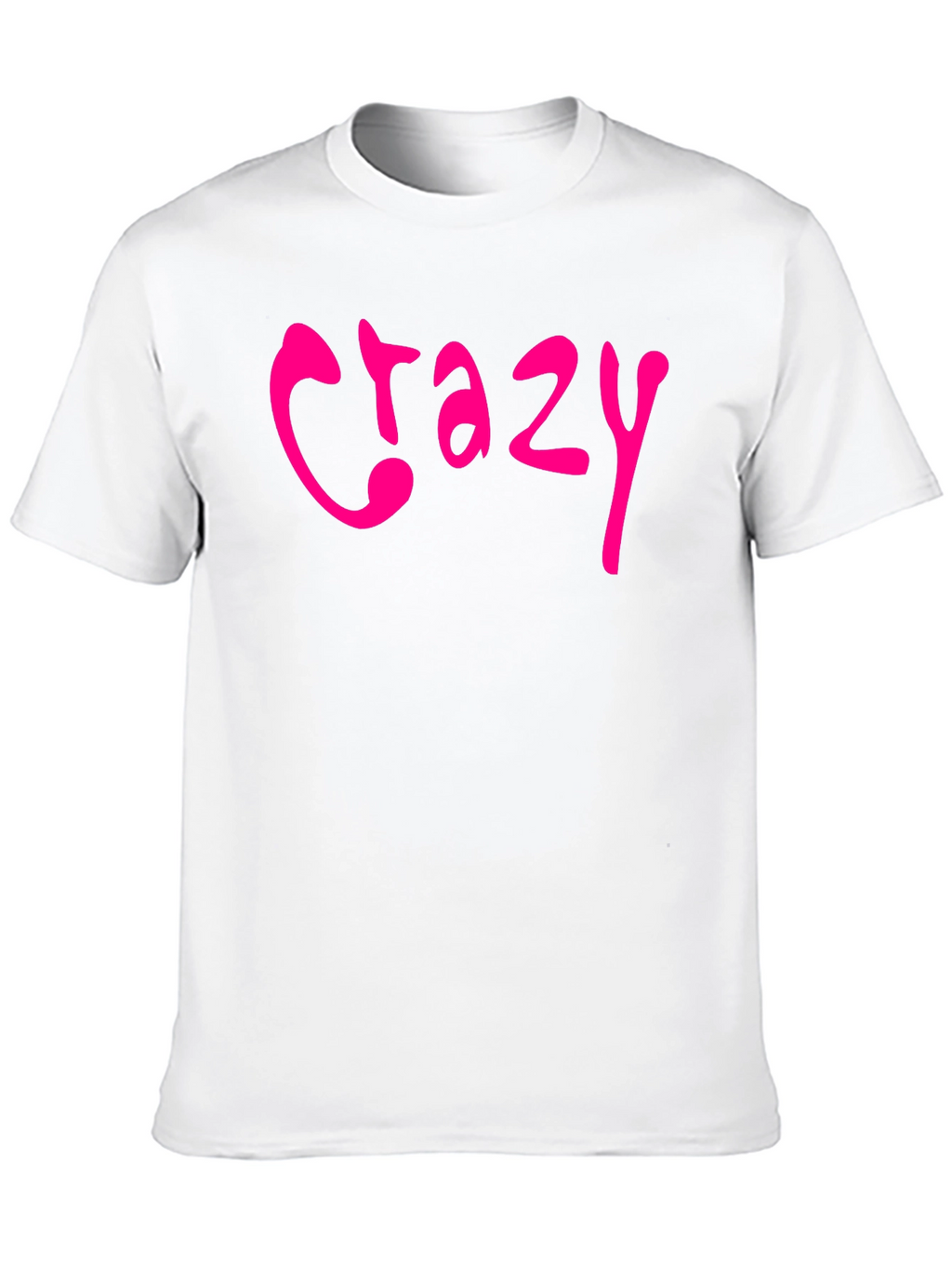 Crazy Graphic Tee - Black Short Sleeve