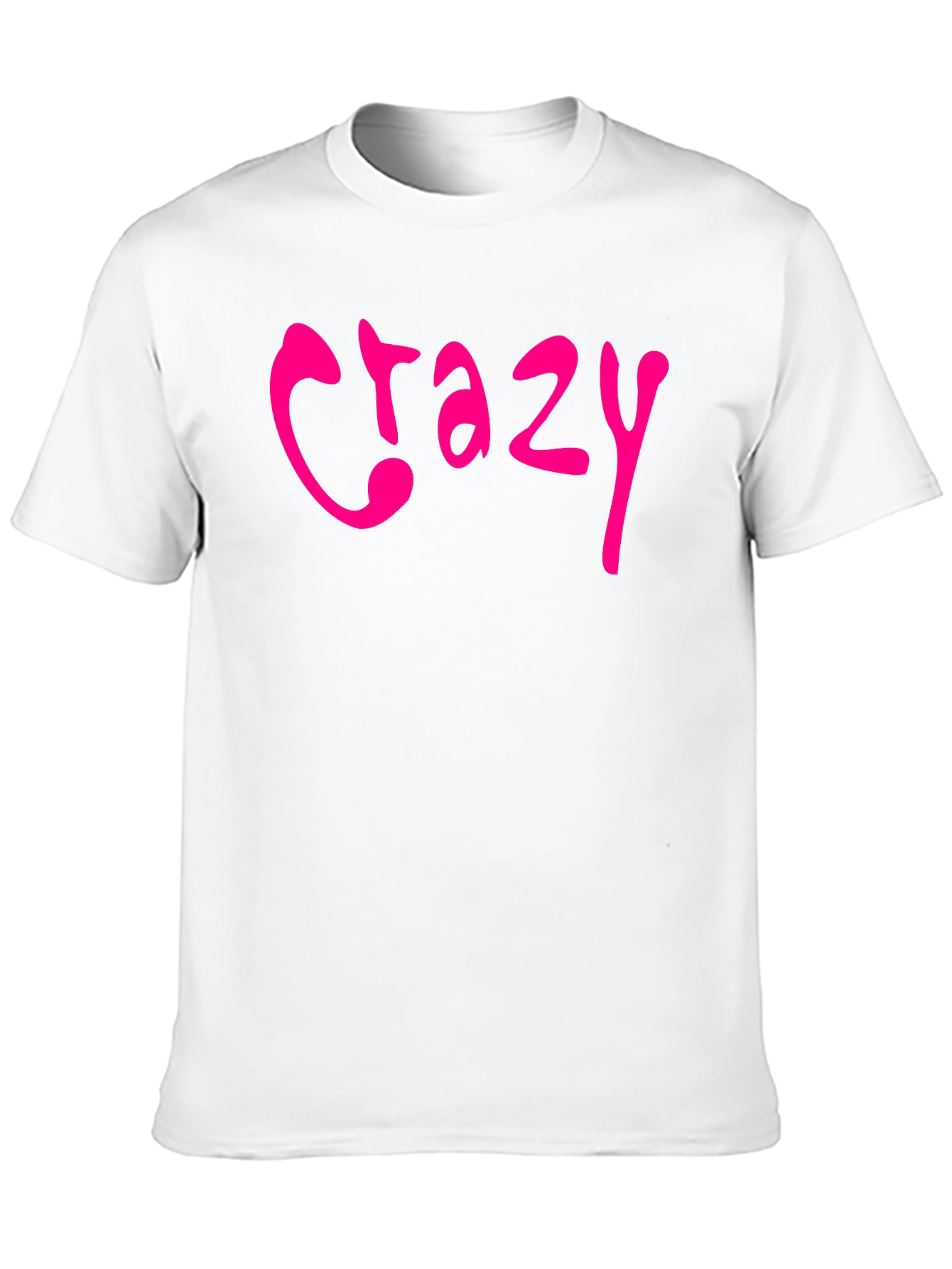 Crazy Graphic Tee - Black Short Sleeve