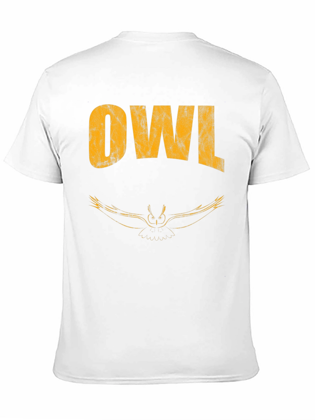 Cool Owl Graphic Print Black T-Shirt