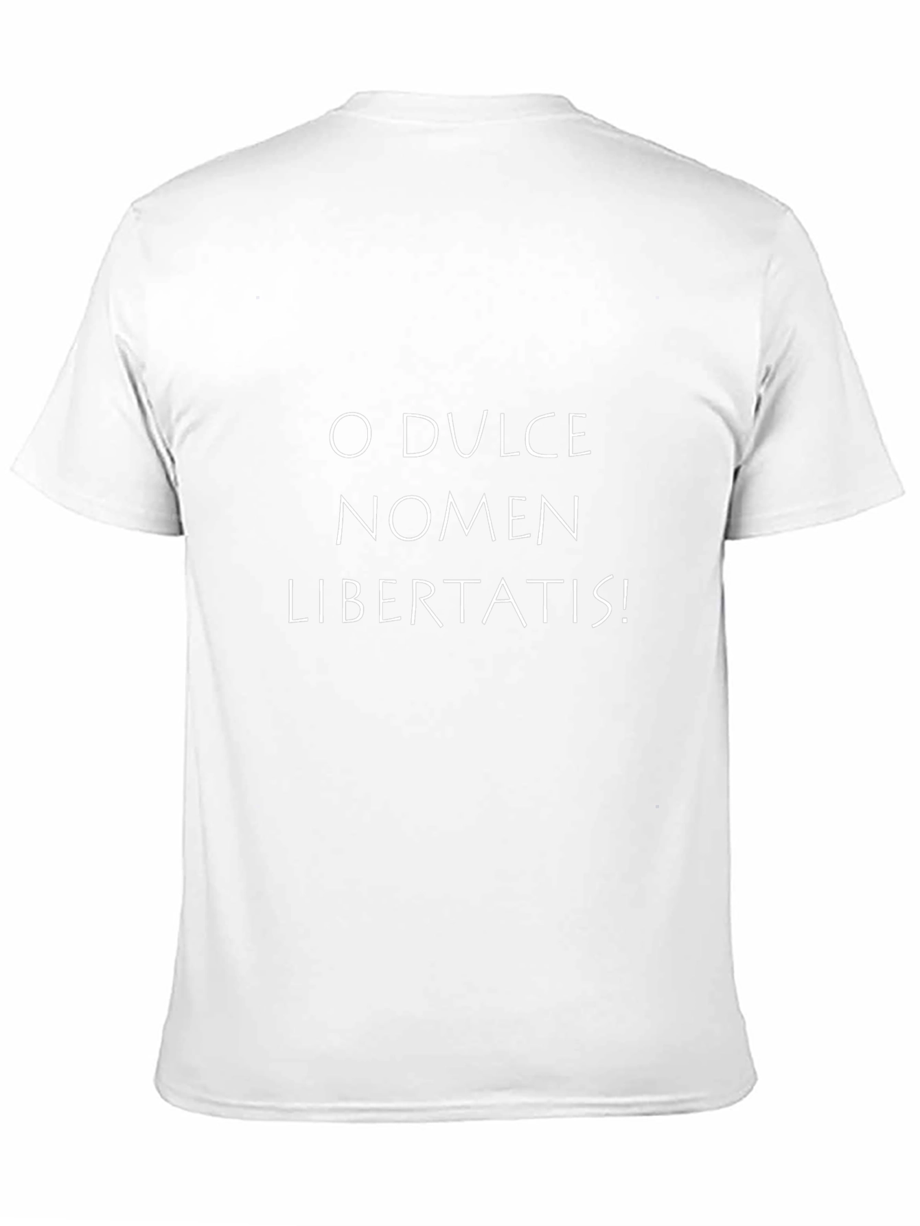 O Dulce Nomen Libertatis Black T-Shirt